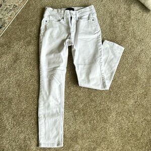 White banana republic girlfriend jeans (size 24 petite)